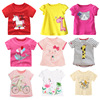 Summer cartoon cotton short sleeve T-shirt flower-shaped, European style, children's clothing