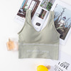 Yoga clothing, push up bra, T-shirt, top with cups, tube top, beautiful back