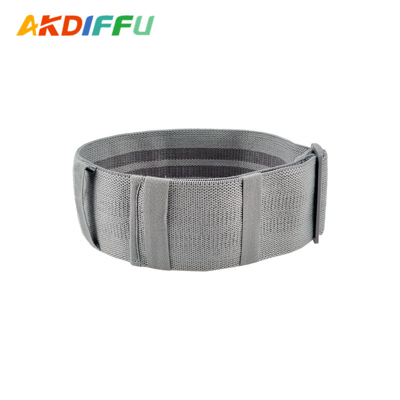 Transporte en interiores Círculo de cadera Algodón Banda de tensión Látex No resbaladizo Ajustable Yoga Squat Resistencia Banda Cadera