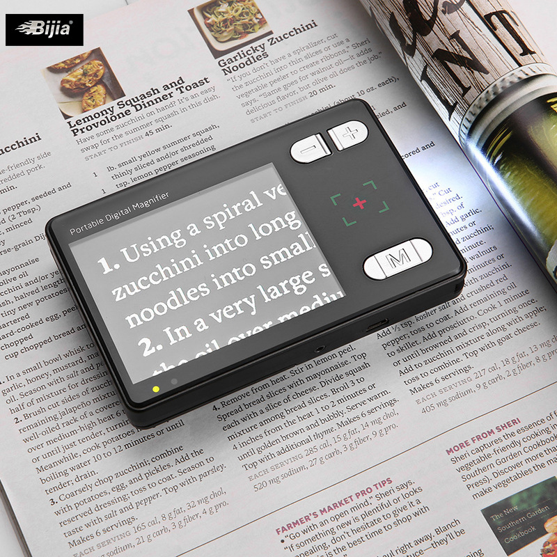 BIJIA 3.5寸手持式电子高清放大镜便携