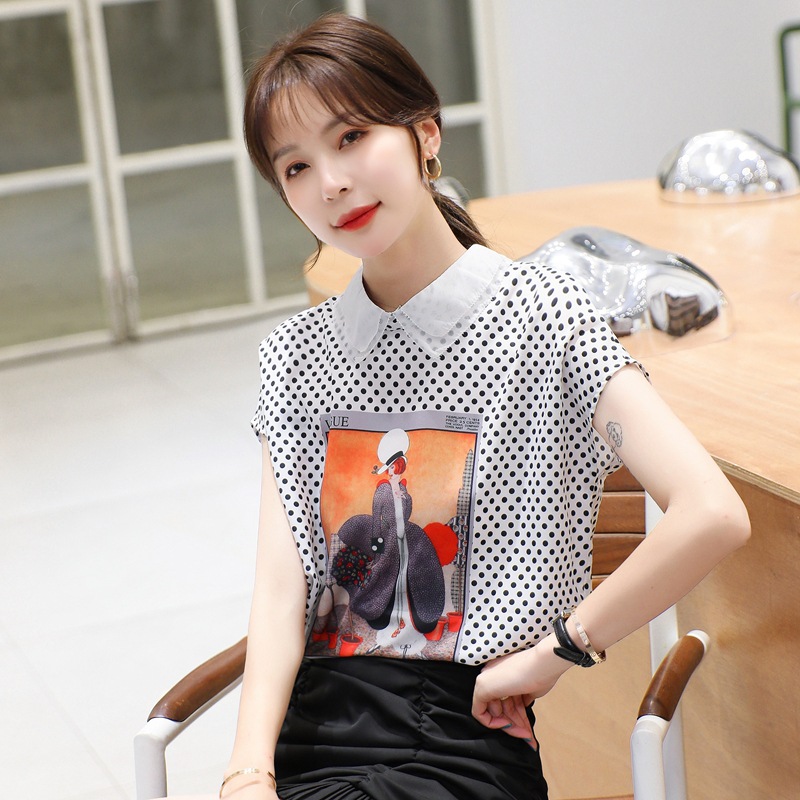 Chemisier en Mousseline de soie - Ref 3429491 Image 1