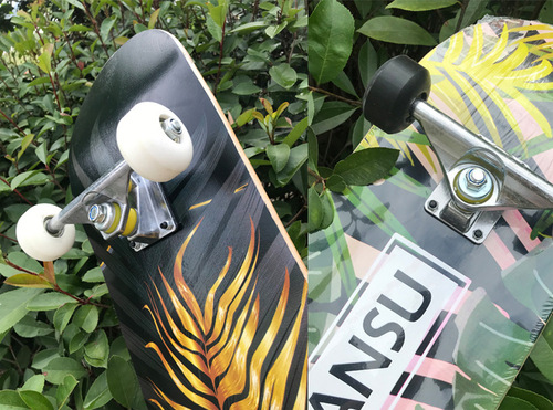 Cherry Brand Skateboard Wholesale Dropshipping Professional Four-Wheel Maple Youth and Children Adult Double Kicktail Board