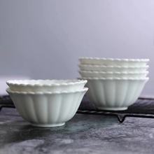 陶瓷碗 家用饭碗 纯白沙拉碗汤碗米碗创意个性餐碗可爱儿童套餐碗