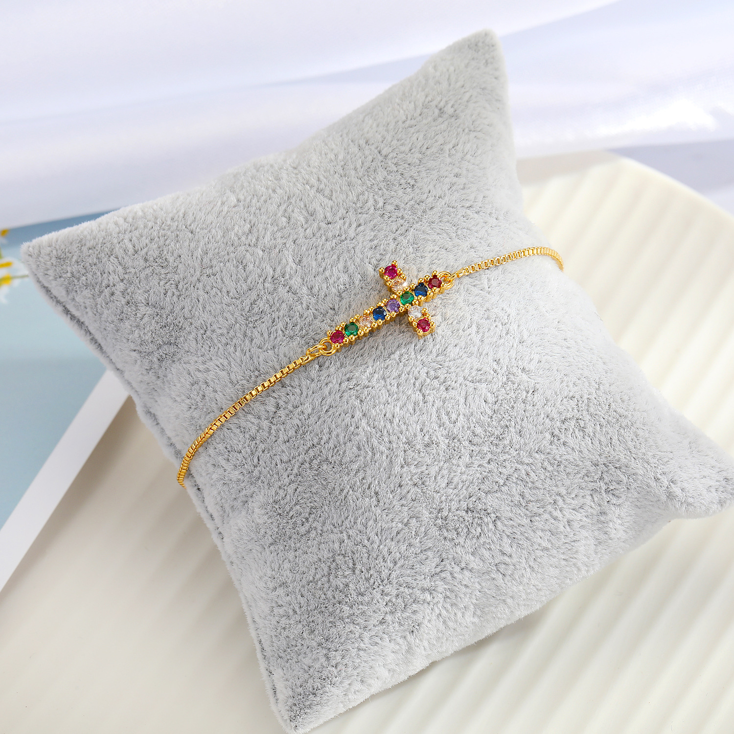 10g Weight No Inlaid Inlay Material Bracelets Classification Wedding, Travel, Birthday, Festival Occasion Alloy Material Geometric Pattern Women'S Gender White, Silver Color Geometric No Inlaid Alloy Chain & Link Bracelets Wholesale 无