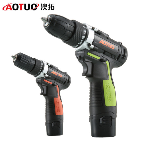 Electric screwdriver set lithium battery rechargeable drill 12V electric screwdriver driver machine household rechargeable hand drill