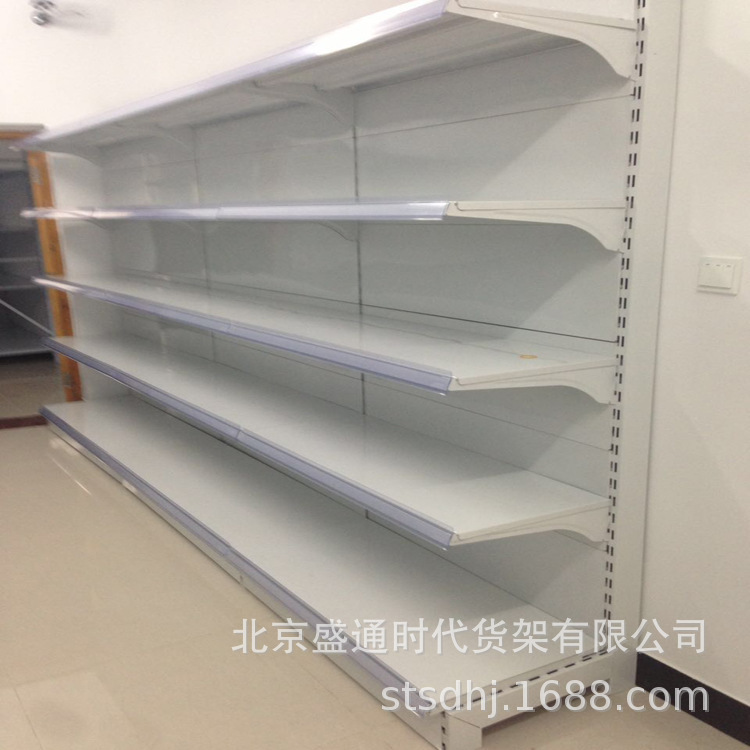 貨架定制超市便利店單面靠牆展示架小食品玩具雙面貨架展示架金屬