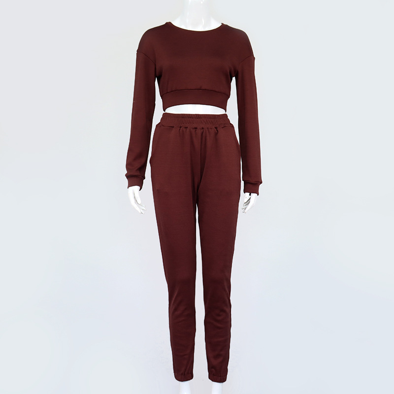 new fashion casual short sweater trousers two-piece suit  NSMI26141