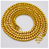 Golden necklace, long-lasting props, 60 cm, new collection, 18 carat