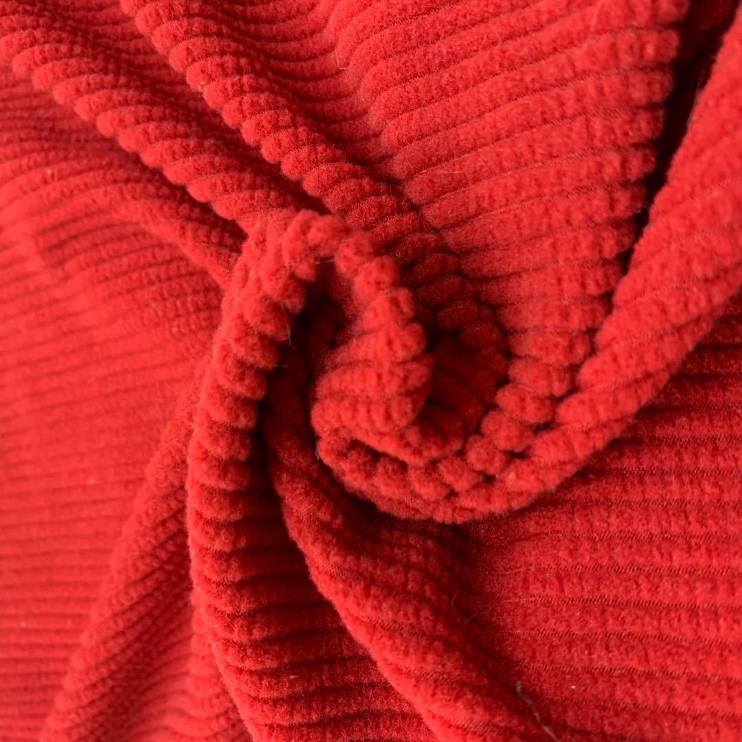 厂家供应  150D/96F抽条摇粒绒