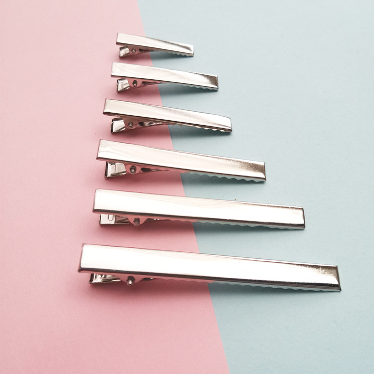 Spread the supply manual DIY Down Clips Edge clamp Metal square Duckbill clip parts Hairdressing Hairpin Material Science parts