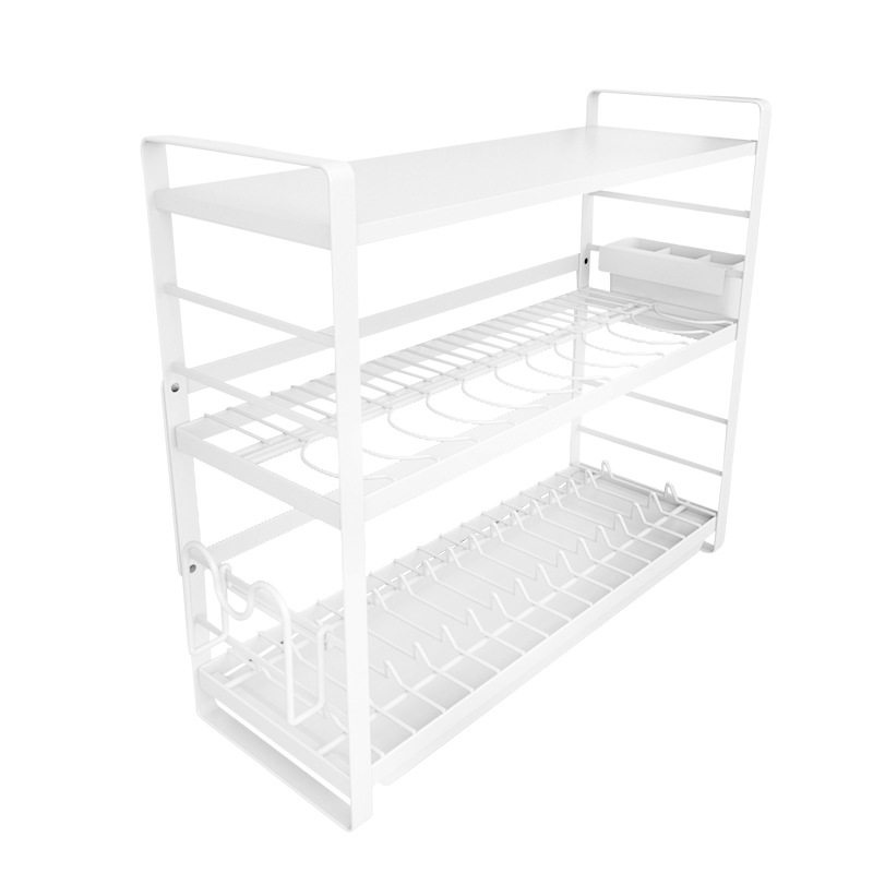 工厂批发多层碗碟沥水架调味品架可调节刀架砧板架锅盖架筷子篓架