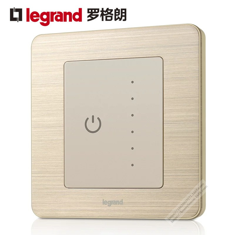 Legrand/罗格朗 逸典 300W触摸调光开关 细金纹V8/M2T2-C1