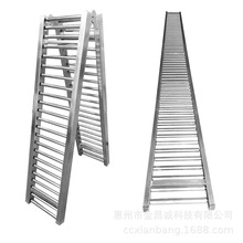 桶装水装卸货无动力不锈钢镀锌滚筒线输送机传送流水线可折叠滑梯