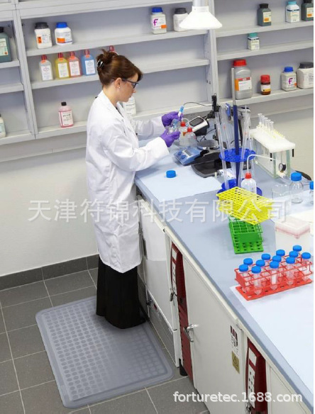 justrite实验室用高强度抗疲劳地垫526Sani-flex灰色北区一级代理