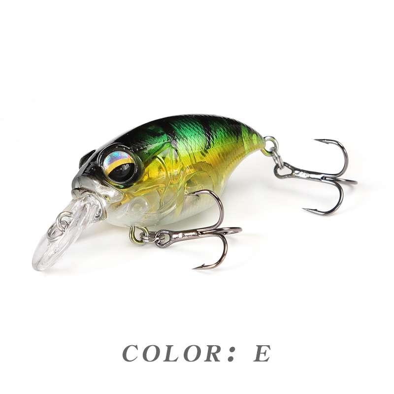 2 Pcs Small Deep Diving Crankbaits 38mm 8g Hard Artificial Baits Minnow for Bass Pesca Carp Perch Fishing Lures Tackle