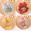 Three dimensional hairgrip with bow, elastic cute headband for face washing, Korean style