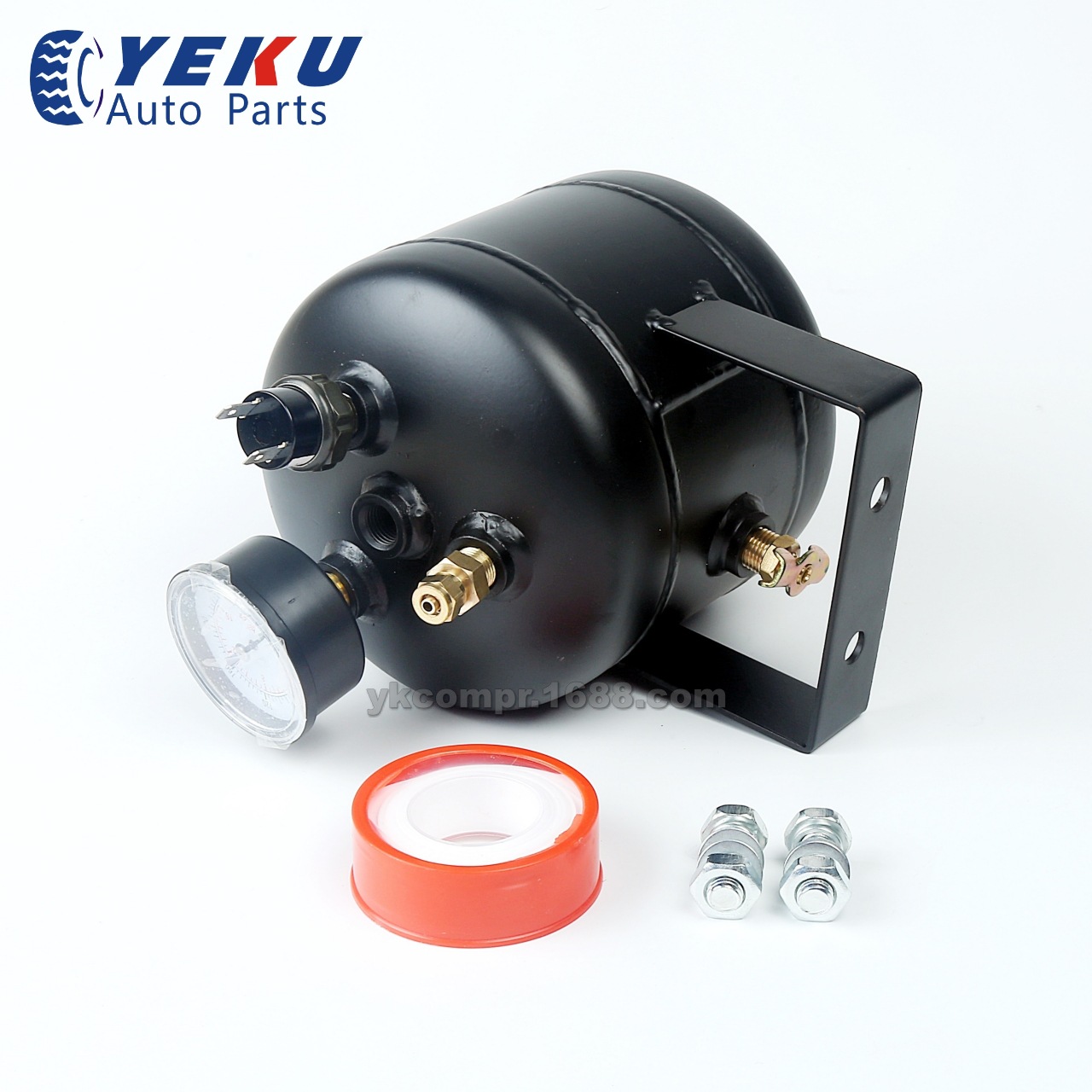 0.5gal小车载储气罐90-120psi压力开关