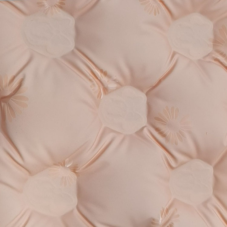 厂家直销通道布3D发泡压胶高密防钻绒羽绒服直充面料|ms