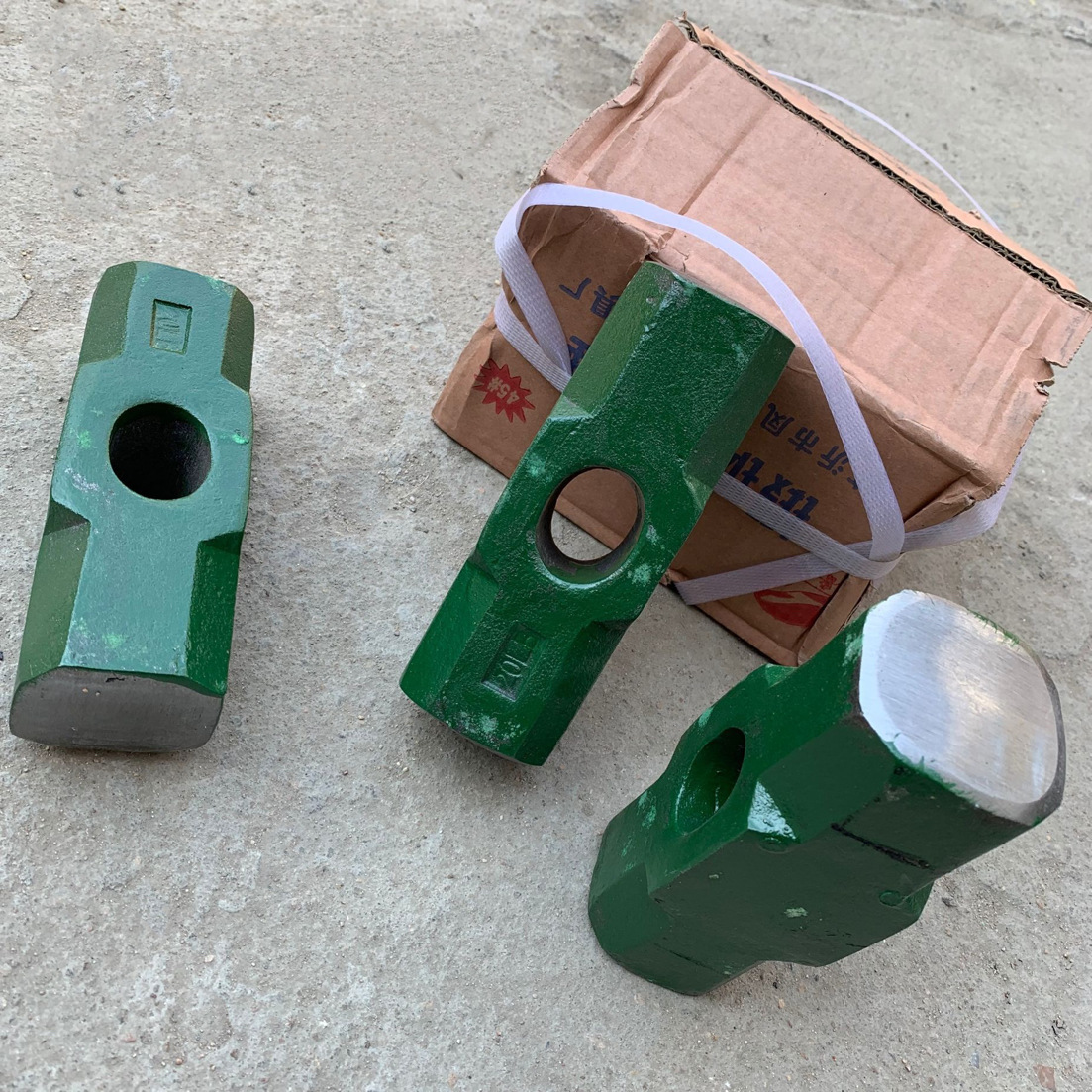 锻打绿八角锤头   铁榔头   八角锤   10p-30p八角锤头