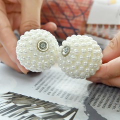 廠家直銷仿珍珠窗簾綁帶 磁鐵窗簾扣 裝飾綁繩輕奢扎束帶繩子