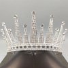 Metal tiara for bride, hair accessory for princess, 2023, European style
