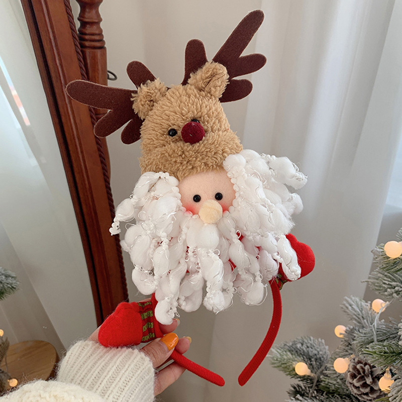 Cute Style Christmas Cute Santa Claus Nonwoven Party Costume Props