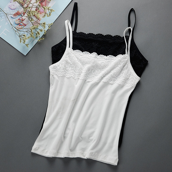 summer lace top with cups