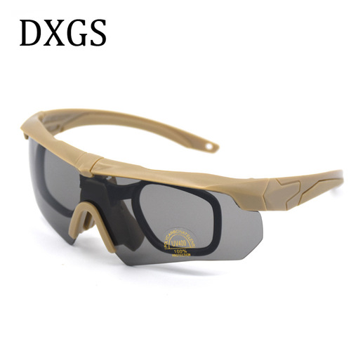 cs goggles set anti-terrorism tactics goggles bulletproof military fan shooting sports glasses outdoor riding equipment