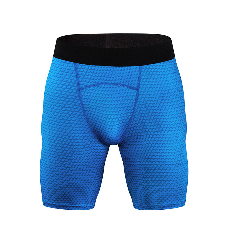 Snake Shorts Men's Sports Fitness Running Stretch Fish Scale Quick-Dry Shorts Tight Pants