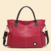 Capacious shoulder bag, polyurethane one-shoulder bag, bag strap, European style, suitable for import