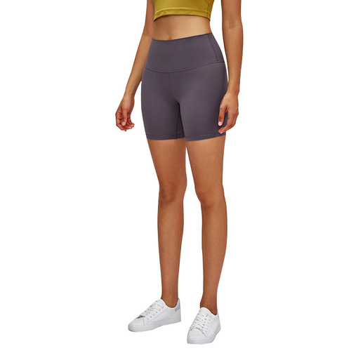 Merillat Merillat  new nude yoga shorts high waist hip lifting tight sports hot pants for women