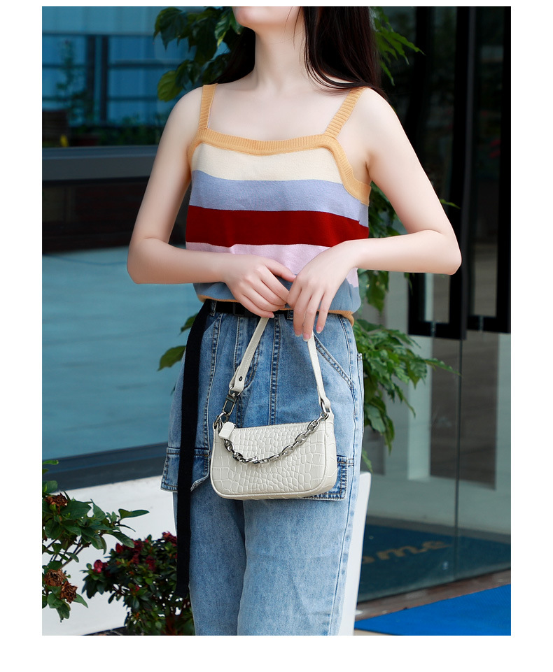 Ladies Mini Underarm Bag - Off-white