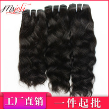 һn˰ll double drawn human hair natural wave bundles