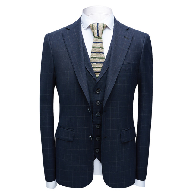 Fine men’s suit suit groom wedding wool suit three piece suit