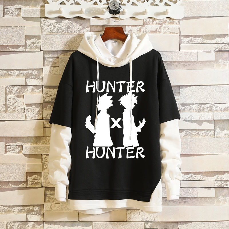Full-time Hunter Jai Isaac Netello Men's and Women's Anime Cartoon Surrounding Fake Two-piece Sweatshirt Costume for Men and Women