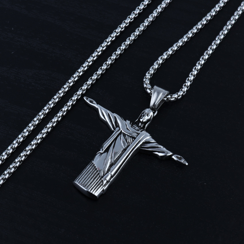 Stylish Jesus Pendant Necklace