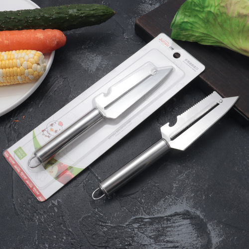 Kitchenware Multi-functional Stainless Steel Household Vegetable Fruit Peeler Fish Scale Bottle Opener Kitchen Tool