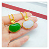 Brass jewelry, accessory, pendant, with gem, wholesale