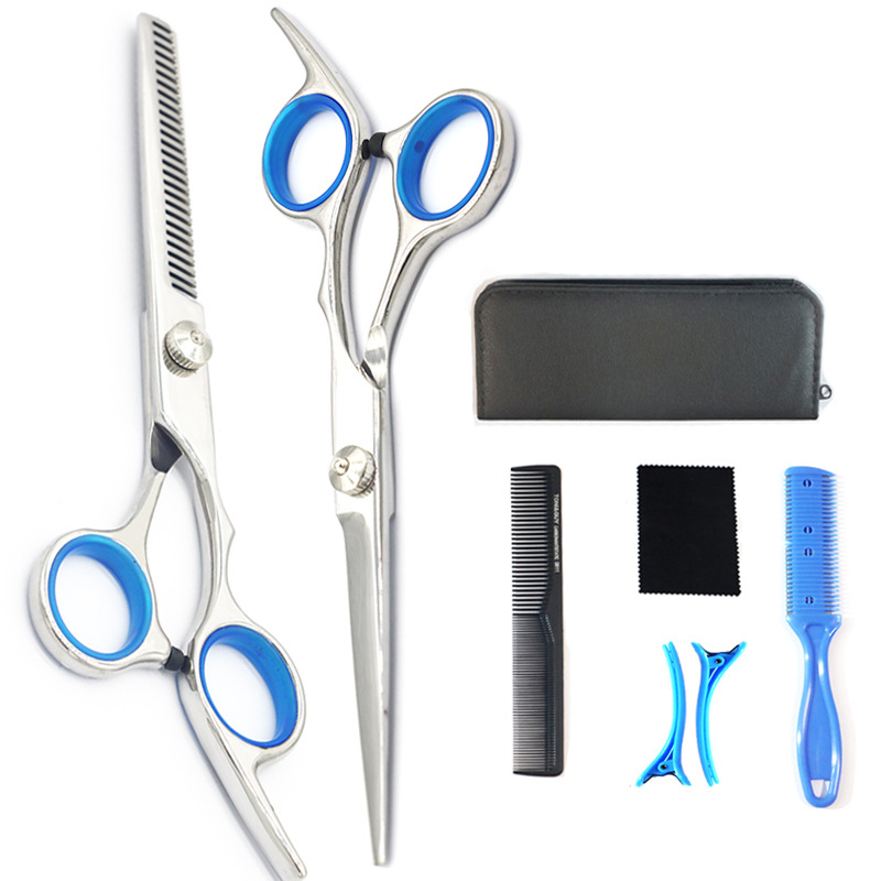 【8件套装】理发剪刀美发剪刀平剪刘海牙剪打薄剪碎发剪套装