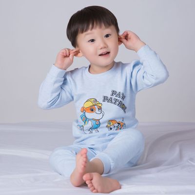 犇犇牛春秋新款宝宝舒绒两件套儿童大码两用档秋衣秋裤  厂家批发|ms