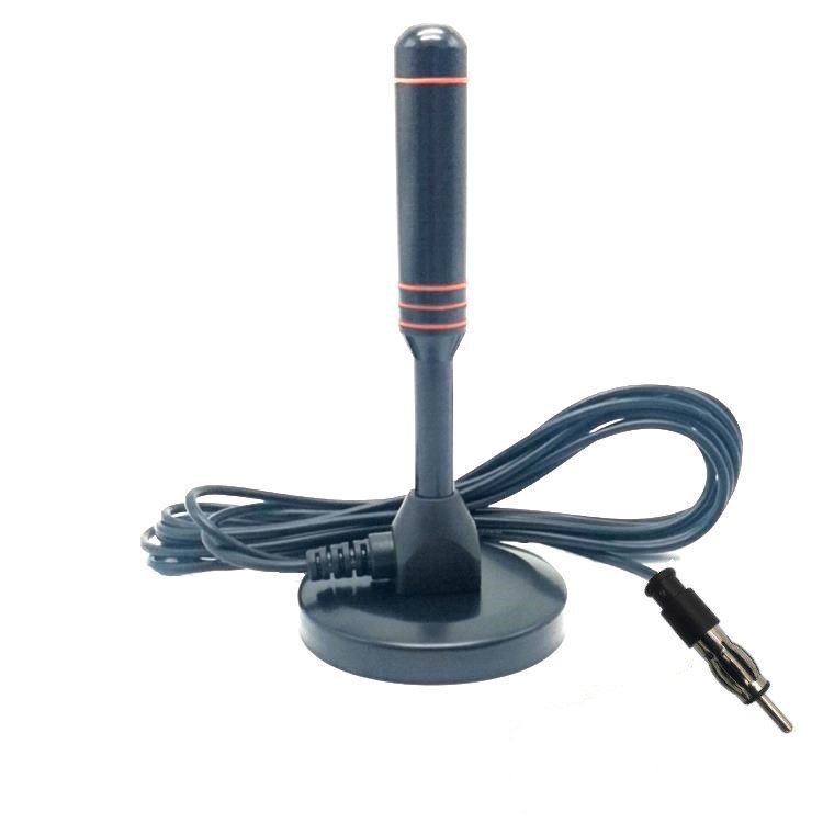 車載收音天線 FM 收音天線 高增益大吸盤天線車載電視天線