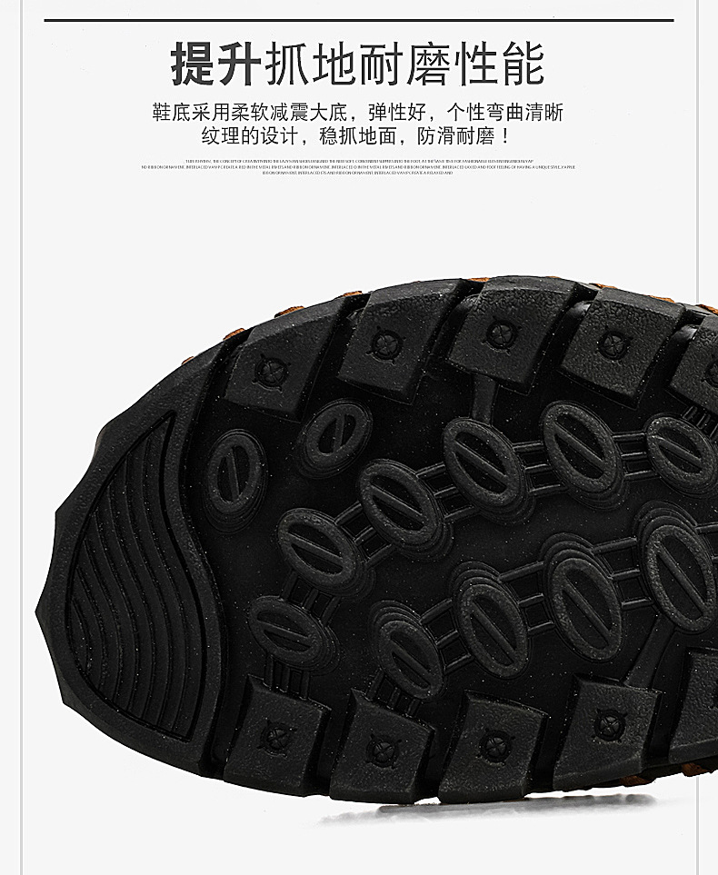 Cross-border large-sized genuine leather men's sandals, beach flip-flops, two-in-one men's casual cool leather shoes, top layer cowhide men's shoes, breathable undefined