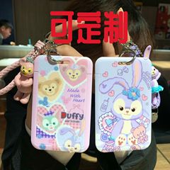 Customizable Practical Cartoon Ins Cute Girl Campus Student Meal Card Case