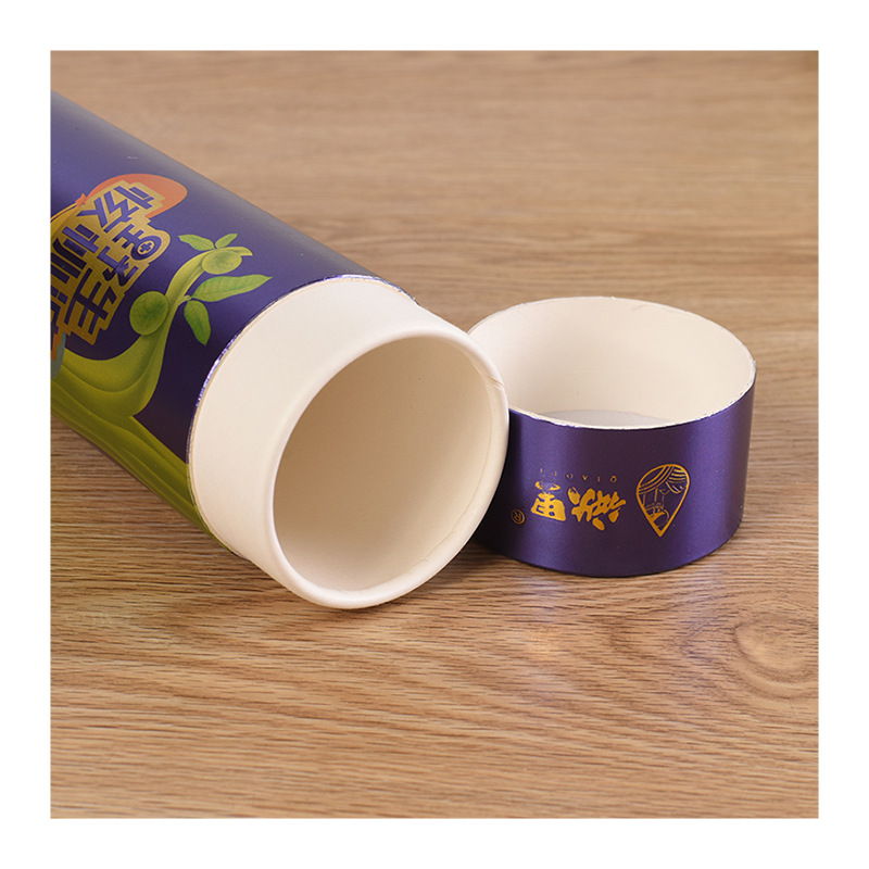 纸罐批发供应坚果核桃油包装纸筒 天地盖食品包装罐 礼品圆形纸管