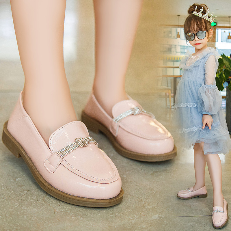 女童皮鞋兒童鞋女孩公主鞋子中大童鞋學生休閑鞋2020秋季新款單鞋