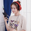 Explosion -style wireless Bluetooth headset 5.0 luminous and colorful foldable card -inserted card motion universal headset manufacturer