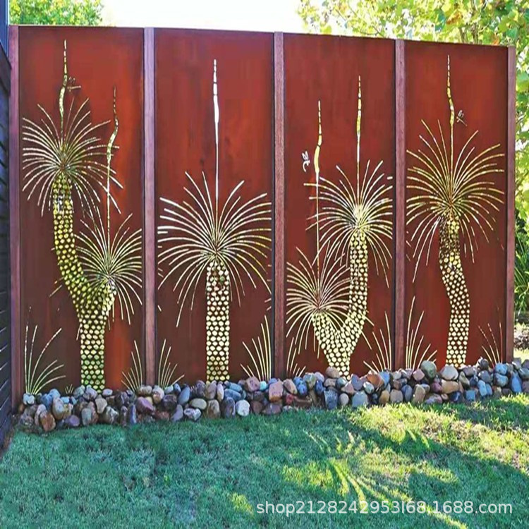 直营Q355NH耐候钢景观工程设计幕墙雕刻镂空可任意零切