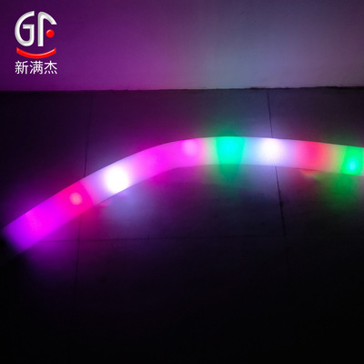 亚马逊热销夏季水上力浮椅游泳棒面条棒LED发光棒游泳玩具ebay