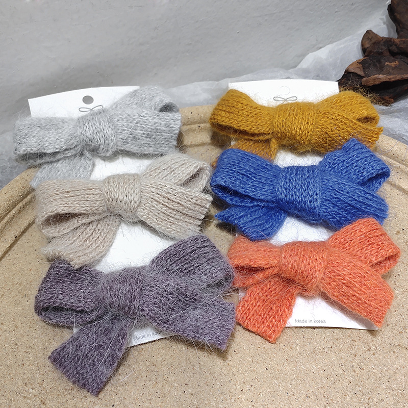 Mohair Bogen Süße Haarspange display picture 7