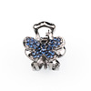 Crystal, crab pin, bangs, metal hairgrip, European style, simple and elegant design